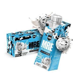 JST WRK Energy MRE Protein Shake Cookies And Cream, 12 Count (Pack of 1)