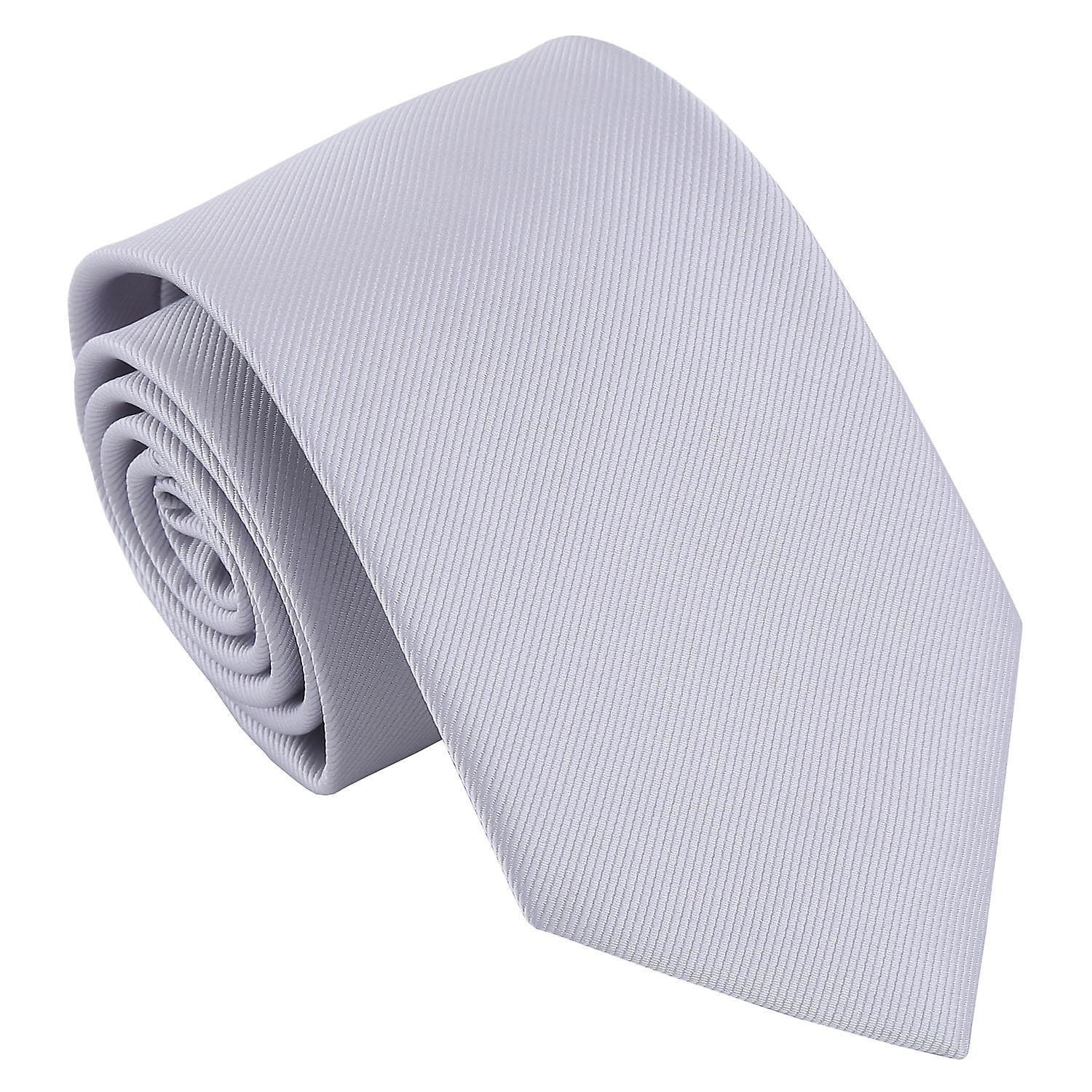 Glacier Grey Plain Twill Tie