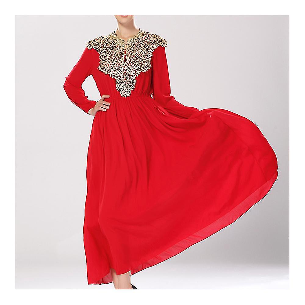 コート ゴールデン シルク ティピート イスラム教徒のドレス