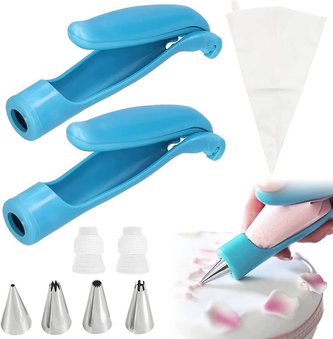 Cake Decorating Pen Set, Cream Syringe Reusable Plastic Icing