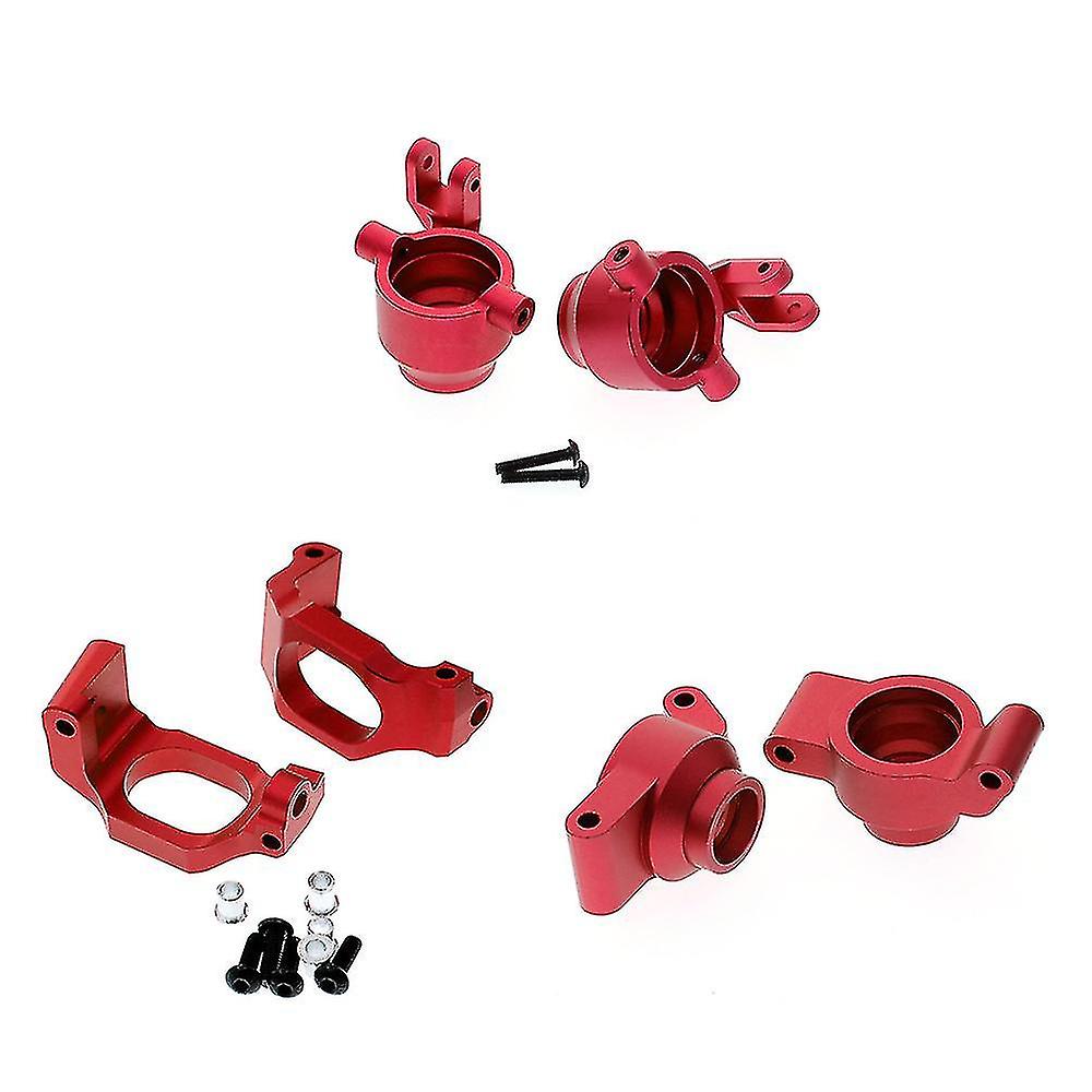 6pcs Metal Steering Block Caster Block Compatible With 1/10 Traxxas Maxx3