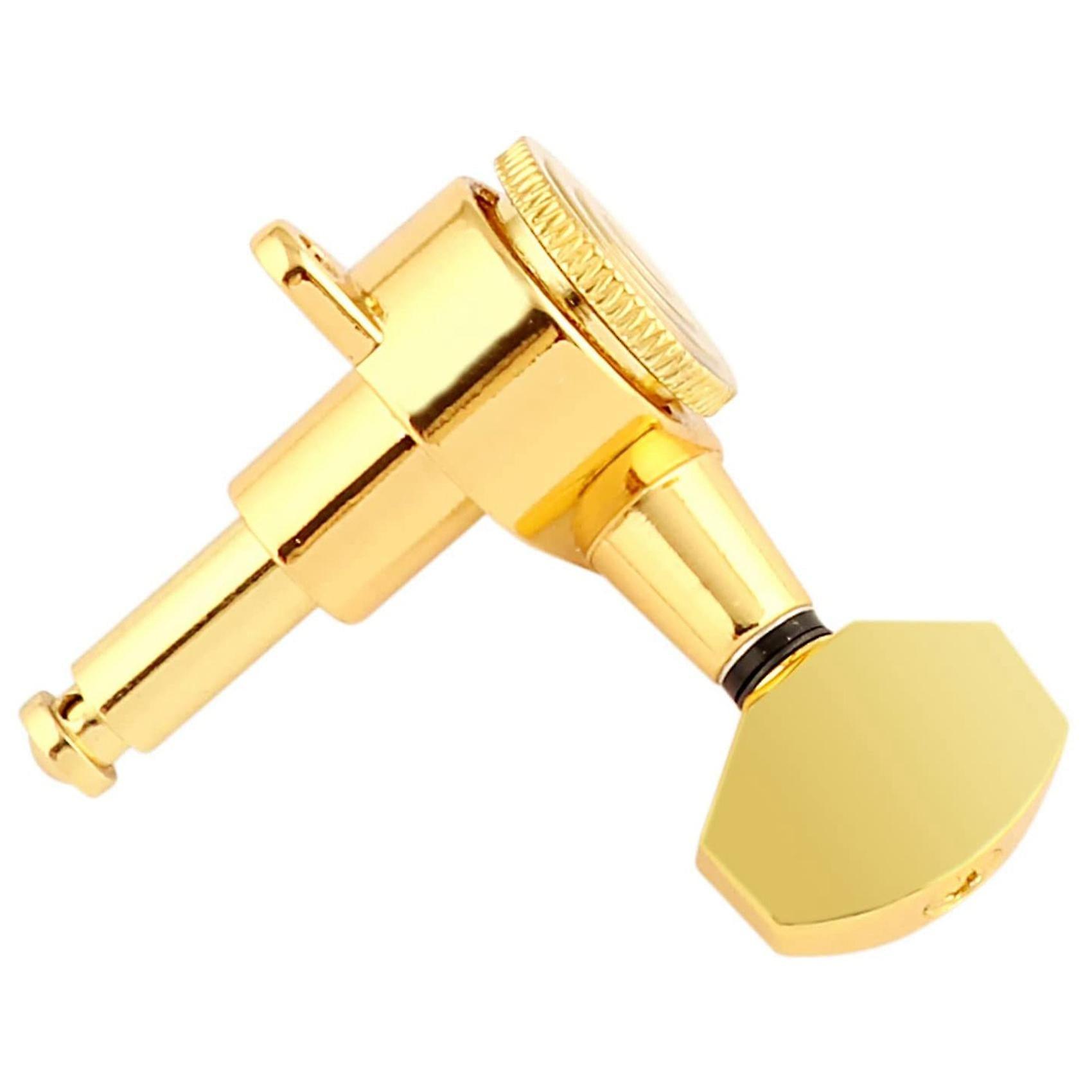 Tuners Locking Guitar String Tuning Pegs Sealed Machine Heads  Tuning Keys 6 In Line For Right Handed