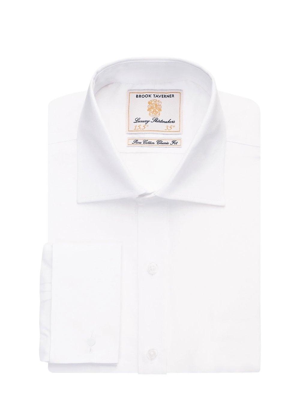 Men's Brook Taverner Chester Classic Fit Shirt Cotton Poplin BT7642