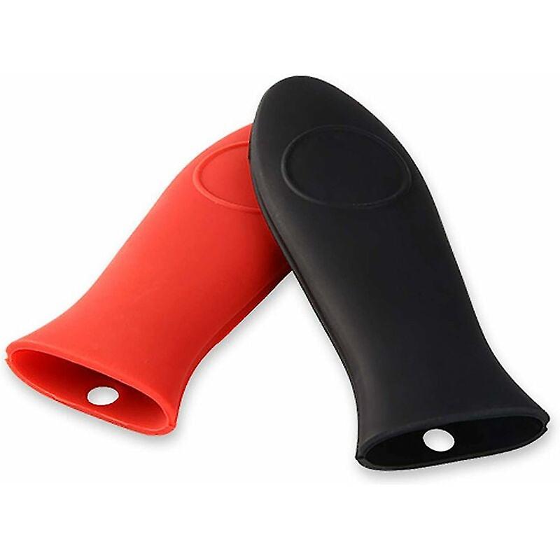 2 heat-resistant silicone pot handles