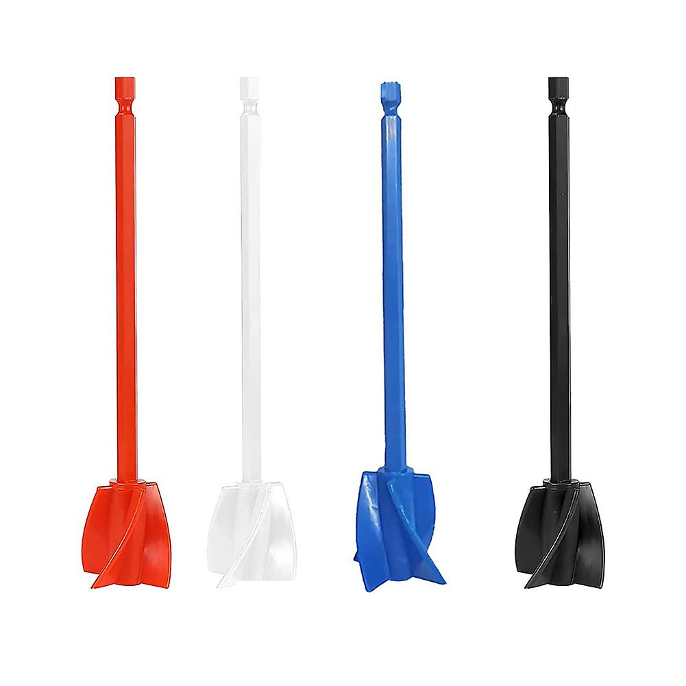 4 Pcs Mixer Attachment Drill Whisk Stirrer For Resin Epoxy Mixer Mixing Rod 16.5*3.5cm Renovation Construction Power Tool Parts