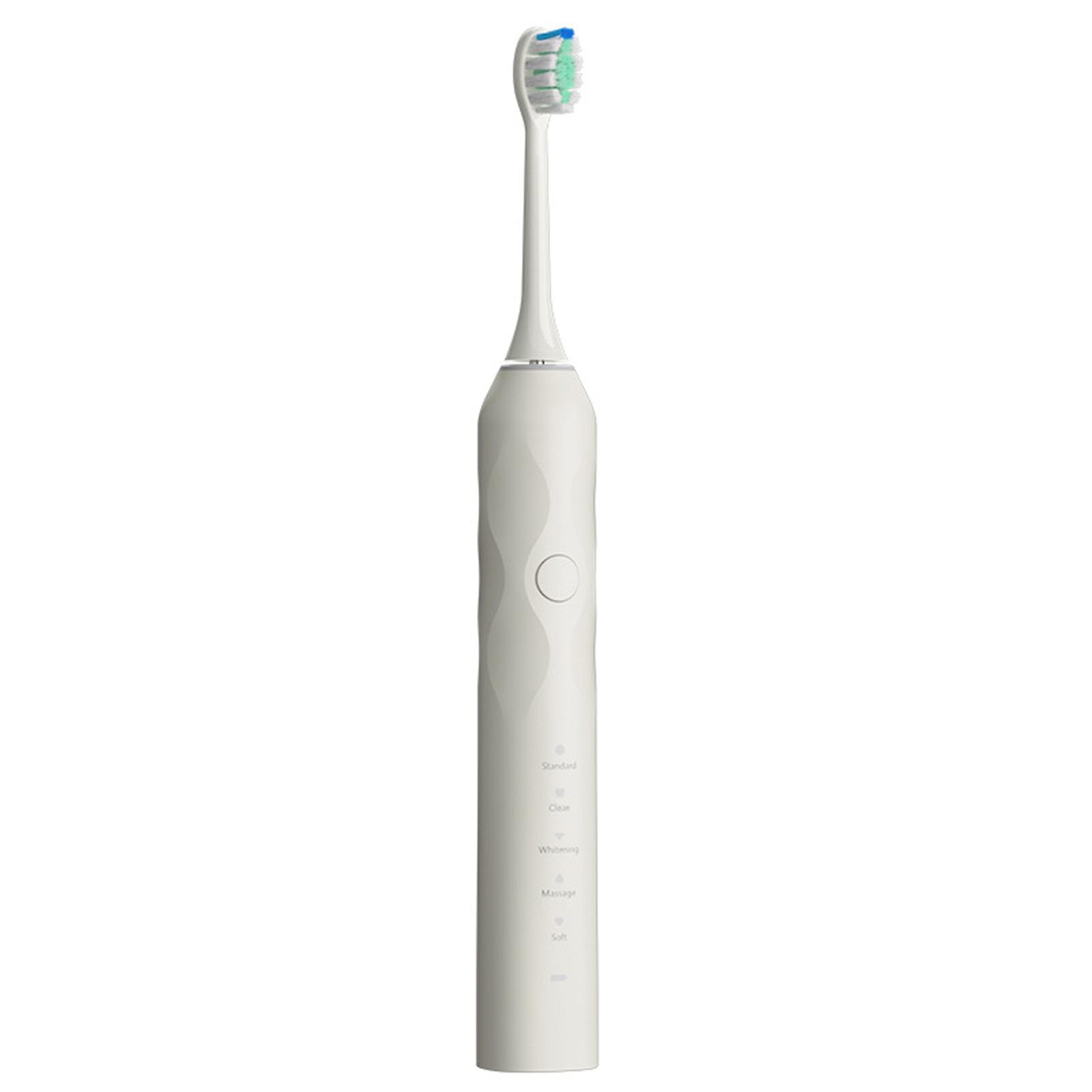 Acoustic Vibration Electric Toothbrush High-frequency Vibration Soft Bristles Toothbrush Navy Blue/white 2 Colors To Choose
