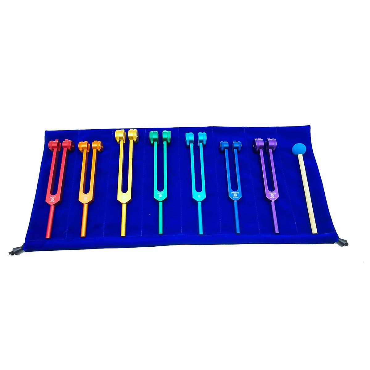 Tuning Fork for Healing 7 Chakra Sets for Meditation, Yoga, Energy Balance, Sound Healing, Frequenc