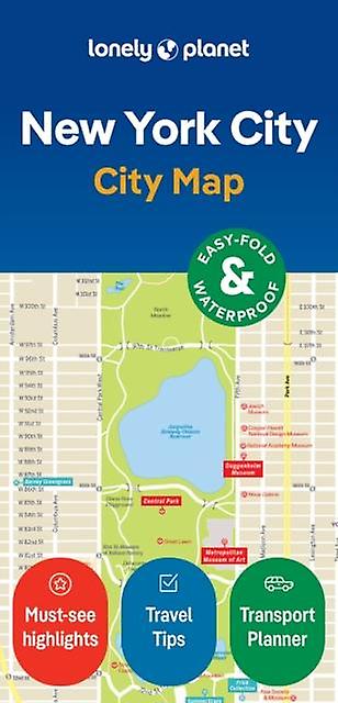 Lonely Planet New York City Map by Lonely Planet Paperback Book
