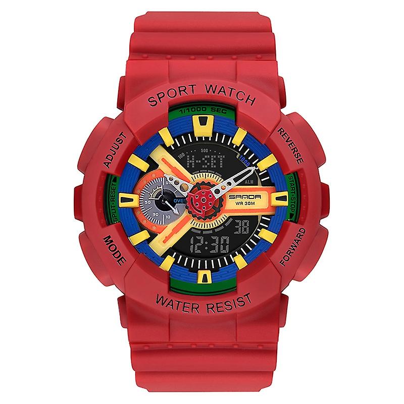 SANDA Waterproof Luminous Electronic Watch