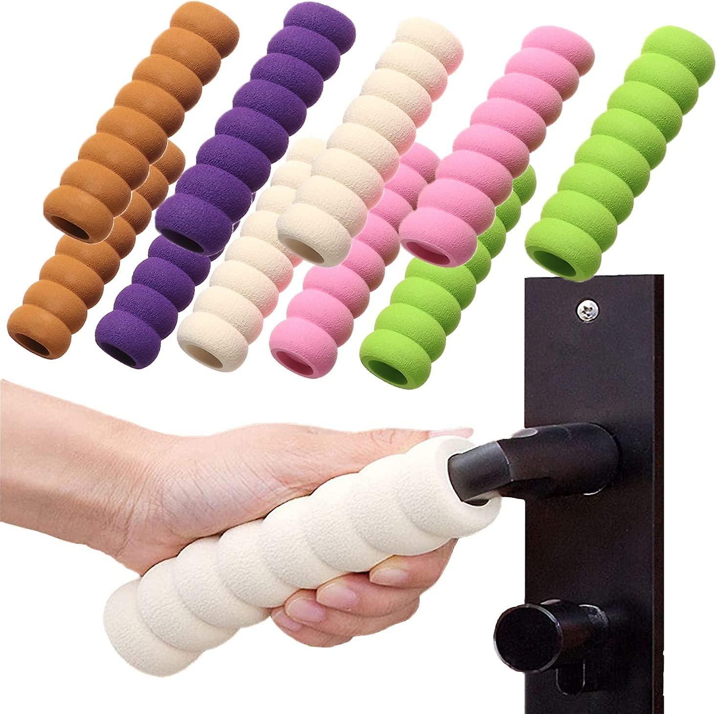 10 pieces door handle stopper foam protector, door handle stopper silicone, door handle buffer for t