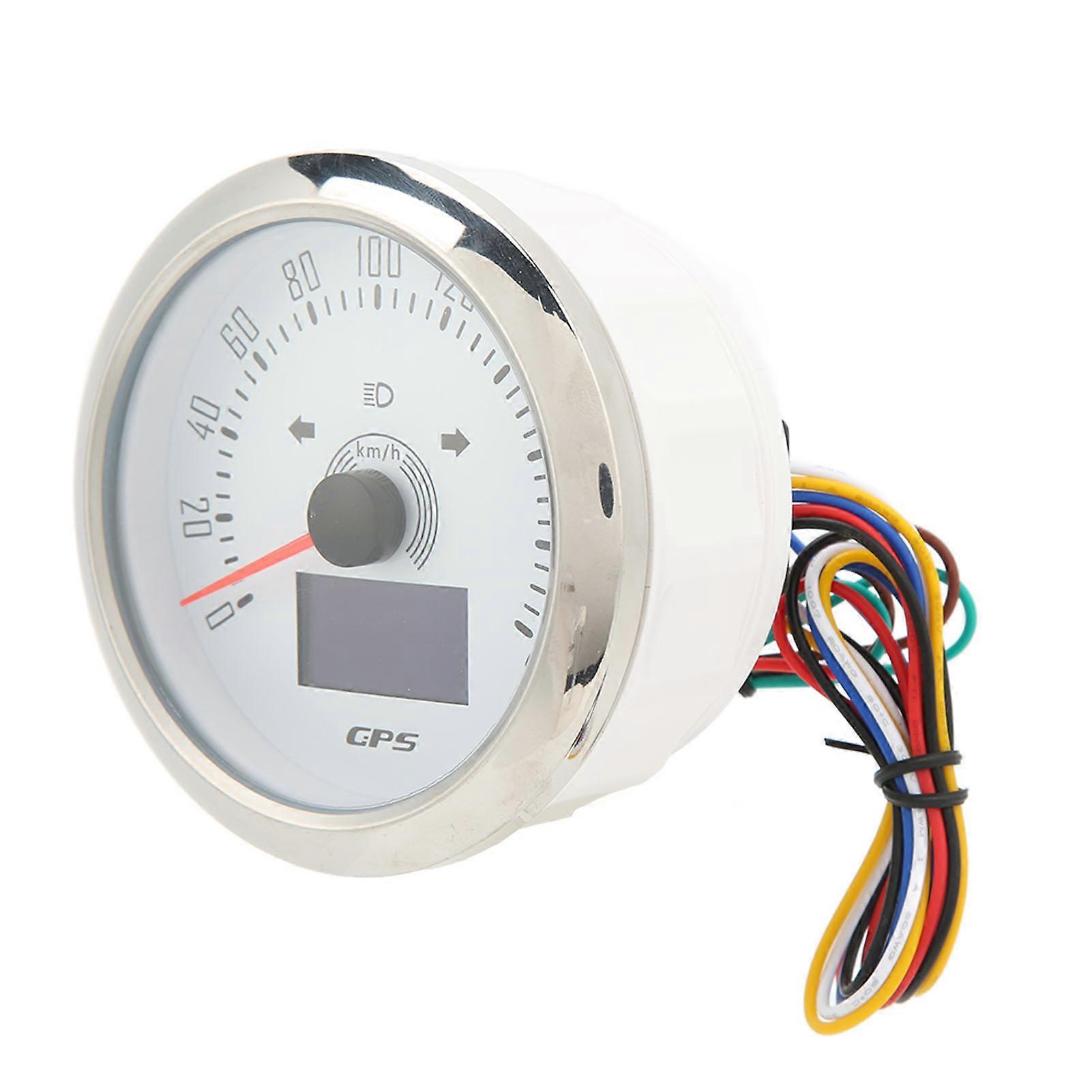 3 in 1 GPS Tachometer 200KM/H 85mm 9‑32V 7 Color Backlit Antifog Universal for Boat Car RV Motorcycle