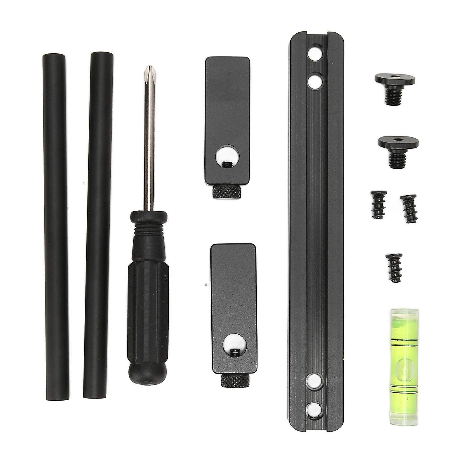 Graphics Card Holder, Sliding Base, Anti-Slip, Adjustable Height, Aluminum Alloy Graphics Card Bracket for ATX 128mm/5in