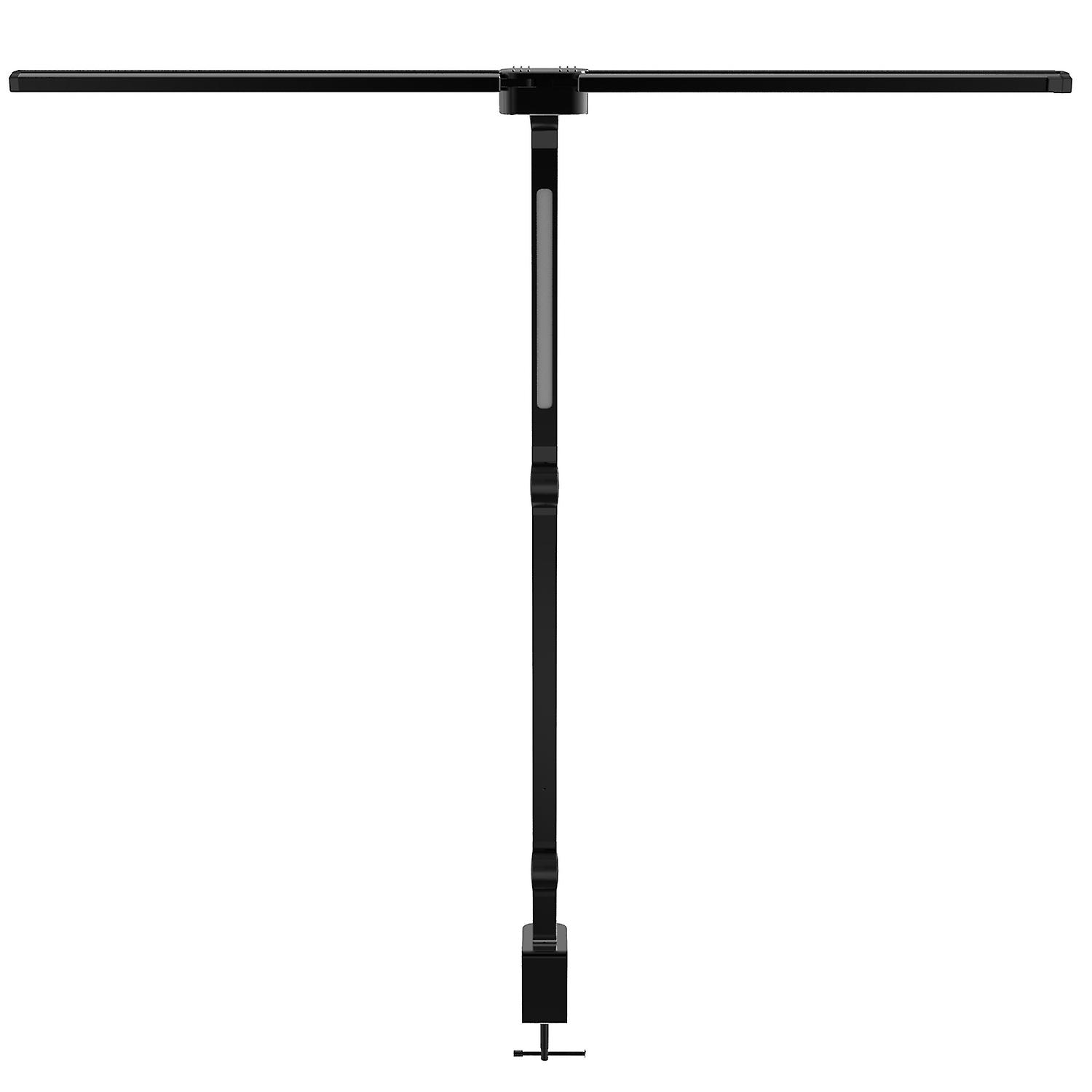 272LEDs Dimmable Desk Lamp with Clamp Double Swing Arm Architect Table Lights 4 Colors Temperature B