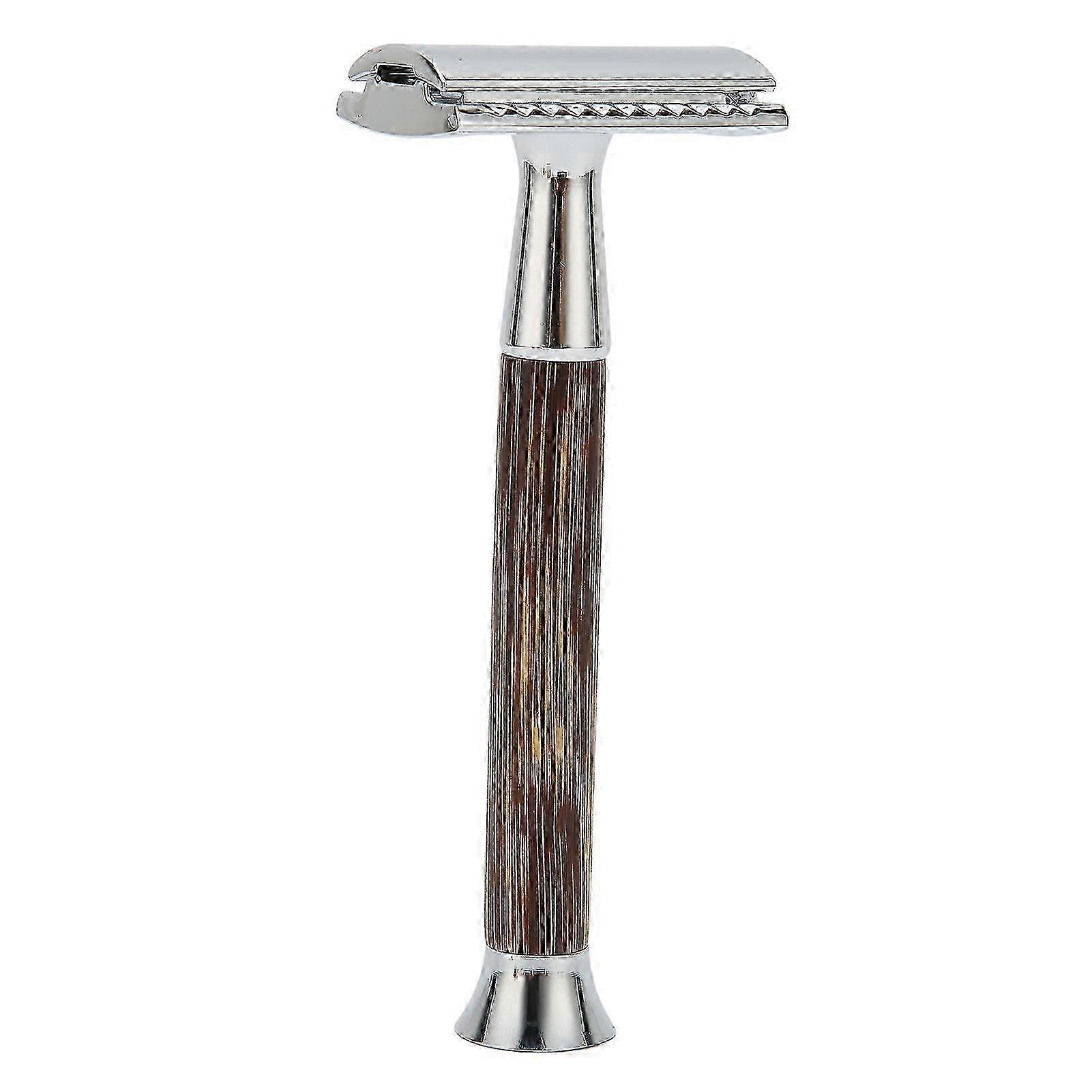 Safety Shaver Professional Double Edge Razor with Heavy Duty Long Handle for Everyday Use