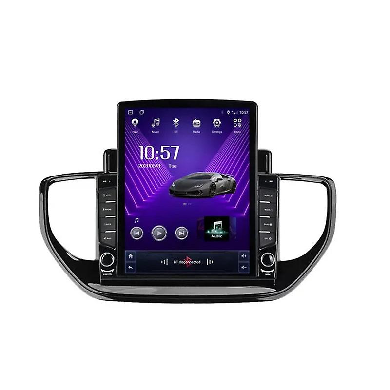 Android For Hyundai Solaris 2 II 2020 - 2021 Tesla Type Car Radio Multimedia Video Player Navigation