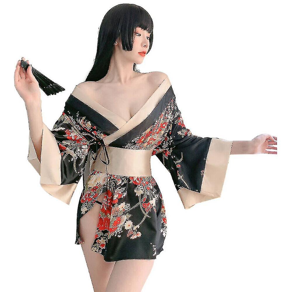 Mujer Kimono Sexy Lencería Fl7972