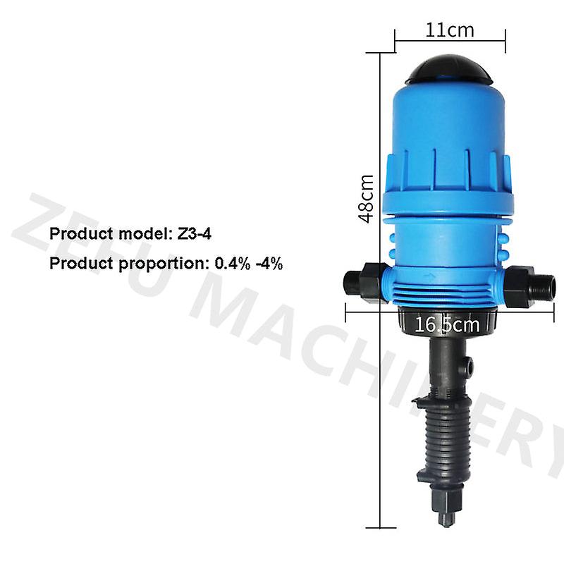 0.2%-2% Proportional Water Power Pump Chemical Fertilizer Injector Dispenser Proportioner Dosing Device