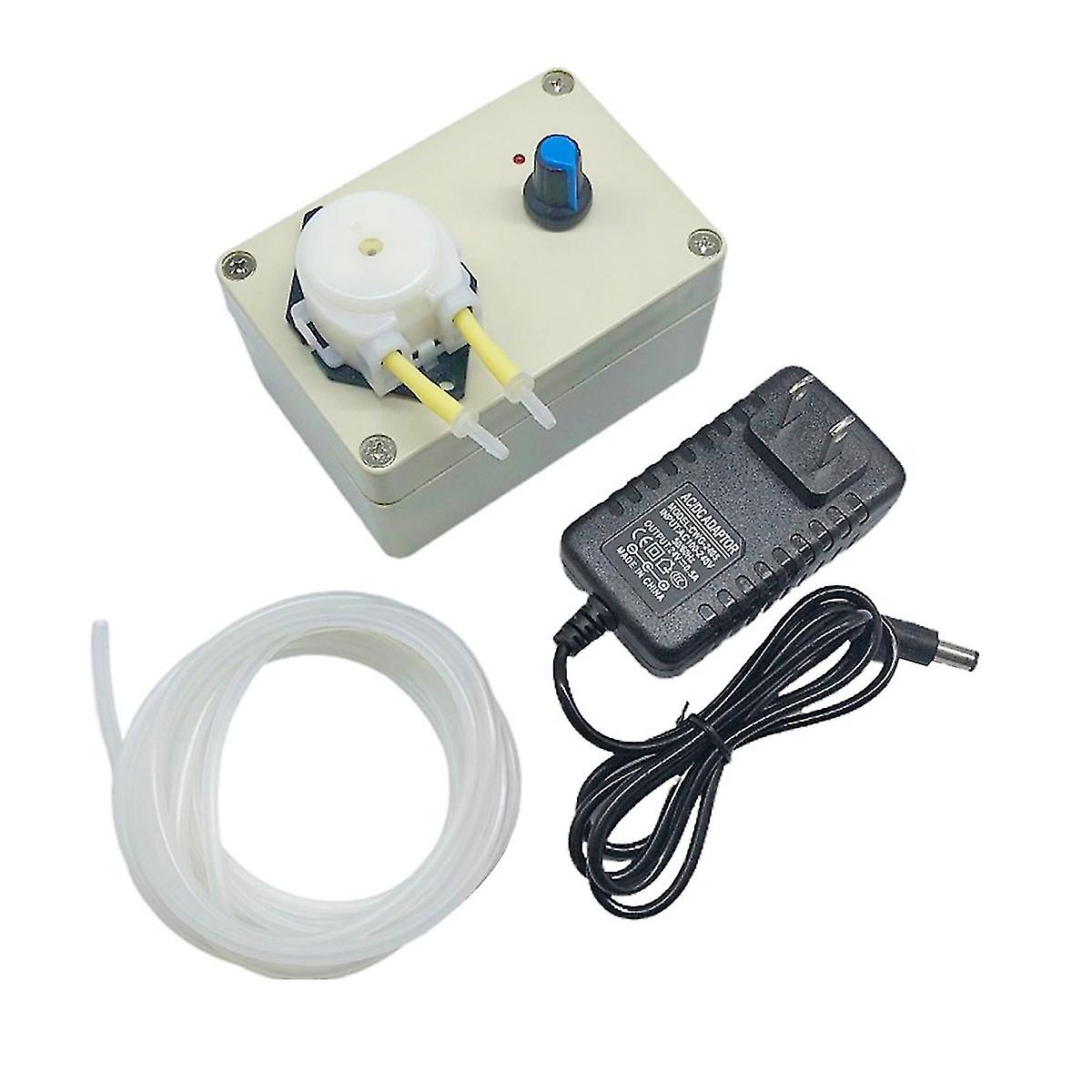 Adjustable Speed Peristaltic Pump 12v/24v Adjustable Speed Titration Pump Metering Pump Us Plug