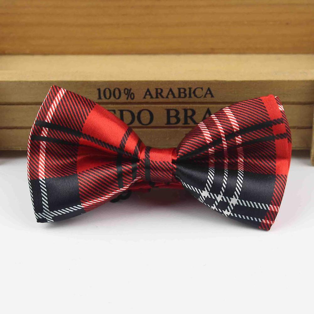 men's bow tie elastic bow tie smooth tie soft matte butterfly decorative pattern solid color ties