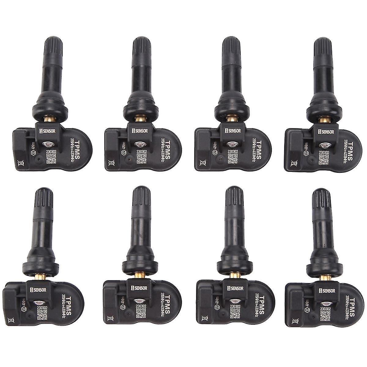 8Pcs TPMS Sensor 433MHz 315MHZ Universal 2 in 1 Programmable MX-Sensor for-Autel Tire Pressure Monit