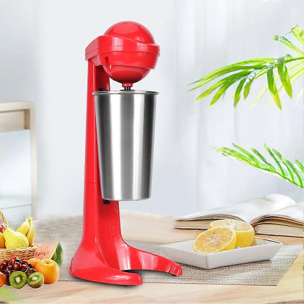 Double Head Electric Milkshake Maker 500ml Red 34cm EU Plug