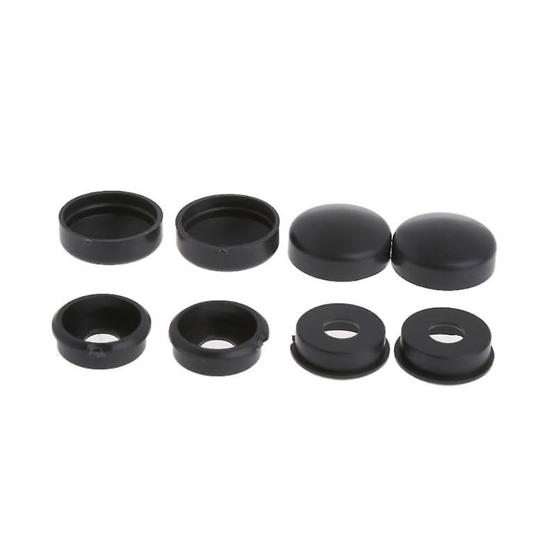 thumbnail image 2 of Chrome USA Flag License Plate Screw Caps – 8 Pack With Bolt Covers, Motorcycle & Car 2 of 5