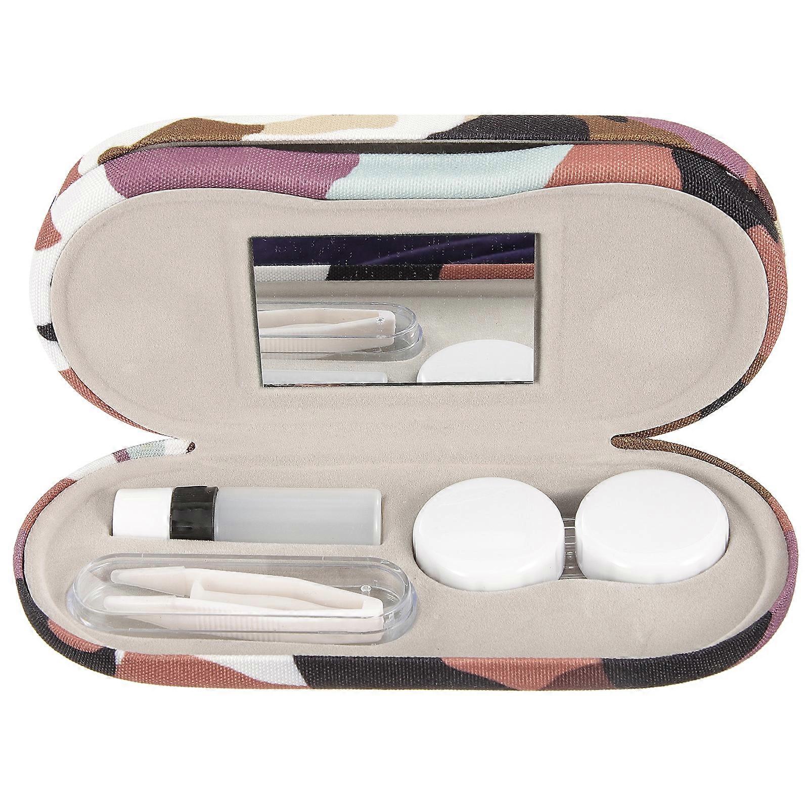 1 Set of Hard Shell Glasses Box Multipurpose Glasses Case Dual Lens Glasses Organizer