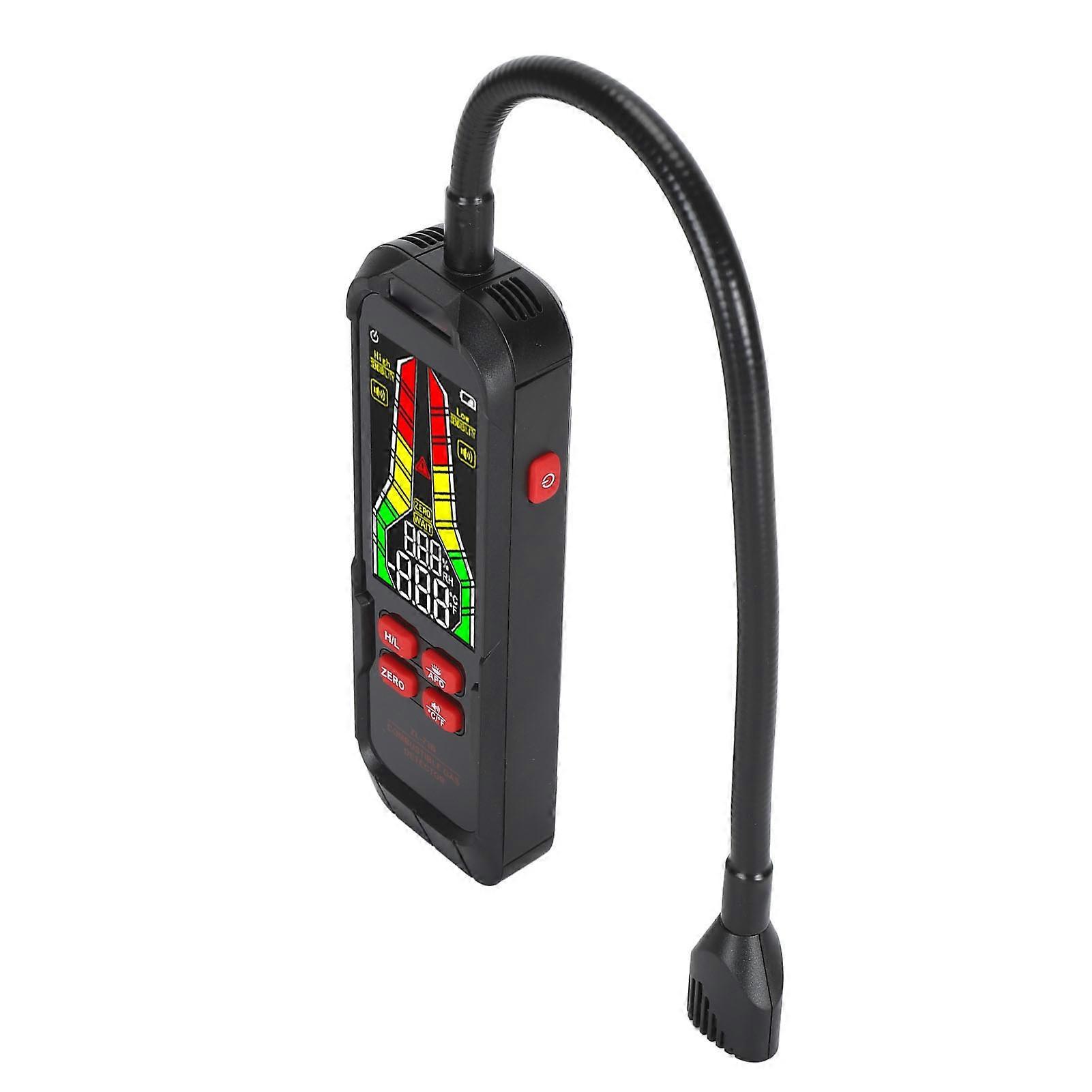 Gas Monitor Meter High Accuracy Multifunctional ABS Portable Gas Leak Detector for Kitchen Industry