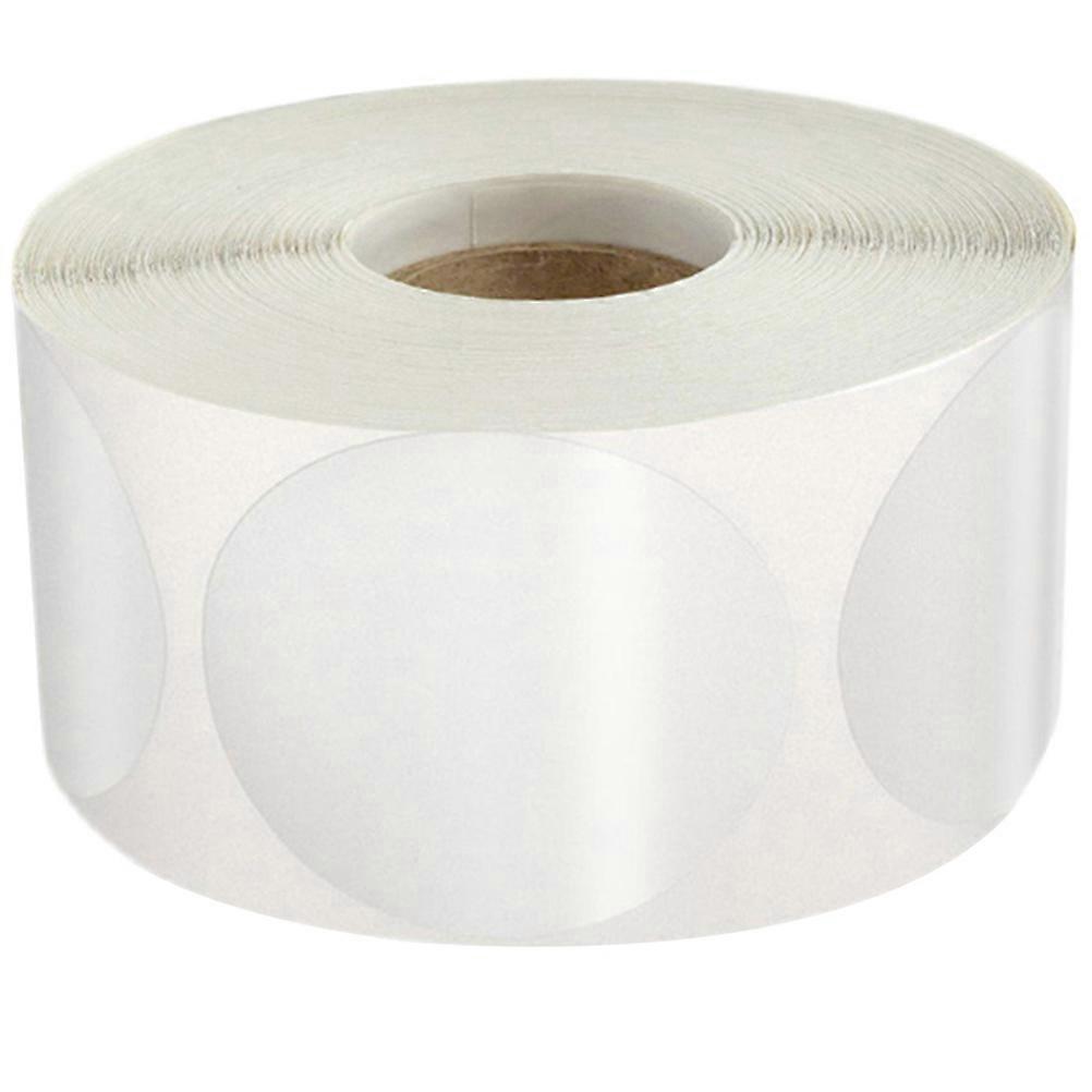 1 Roll of Clear Circle Stickers Round Clear Circle Stickers Clear Seal Circle Stickers