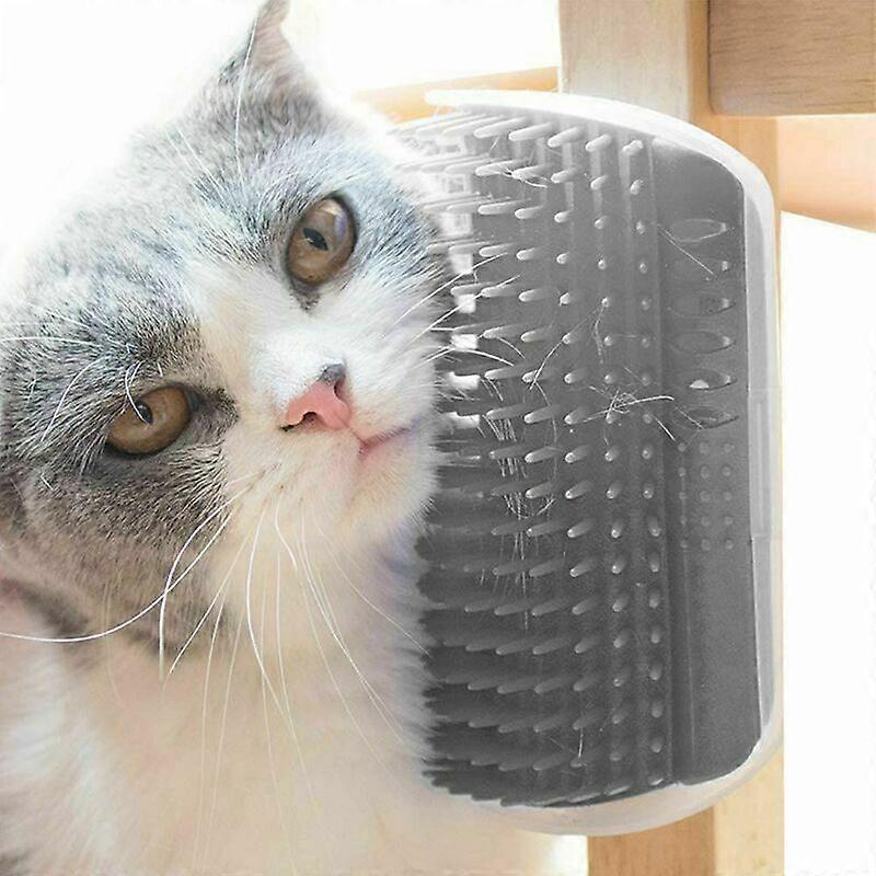 2pcs gray, small OPP packaging corner rubbing device cat scratching tickling tickling device