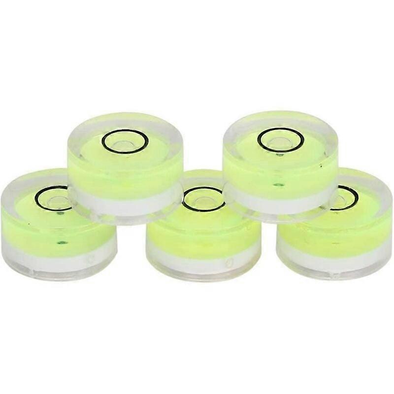 5pcs 15mm Circular Level Round Bubble Level Mini Level Round Bubble For Balance Scale For Horizontal Balance Calibration