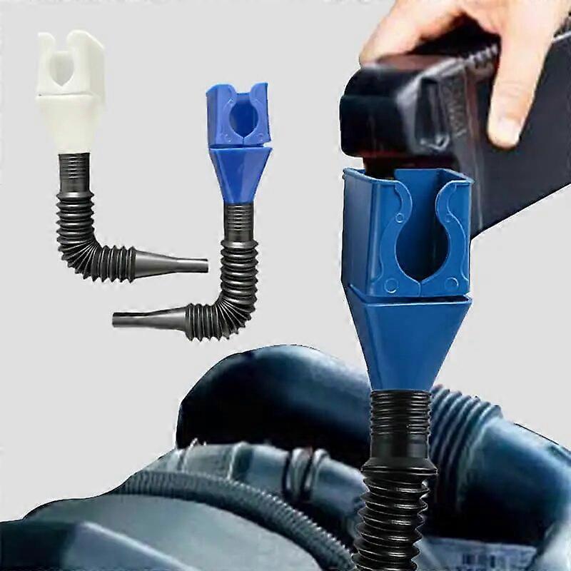 Flexible Draining Tool Snap Funnel Foldable Car Motorcycle Truck Oil Gasoline Filling Extension Pipe Hose Funnels Draining Tool FN9U6794