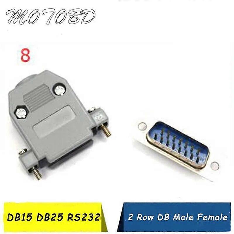 10Pcs DB9 Steckverbinder RS232 Stecker Buchse D ~ SUB DB15 25Pin Stecker RS232 Klemmen lötfrei DB 9Pin Steckverbinder ST1M457