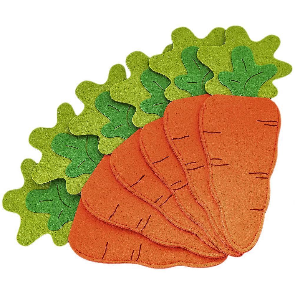 6pcs Easter Cutlery Bag Fork Spoon Holder Flatware Holder Tableware Utensil Storage Bags