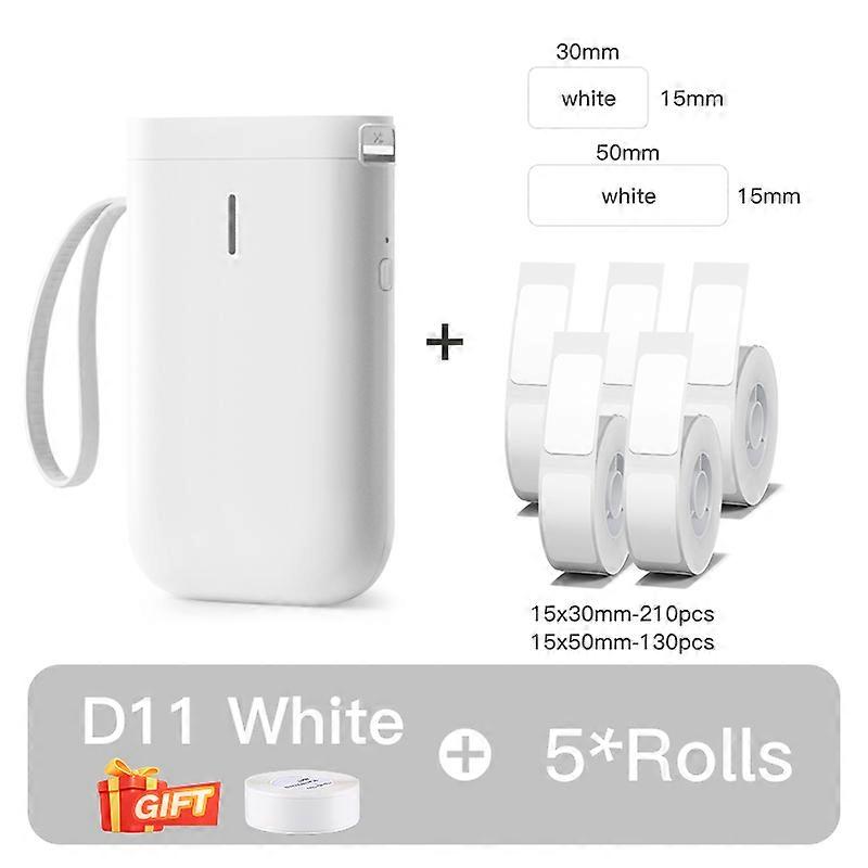 Niimbot D11 Label Maker Machine Portable Wireless Bluetooth Thermal Label Printer Multiple Templates Available For Office Home