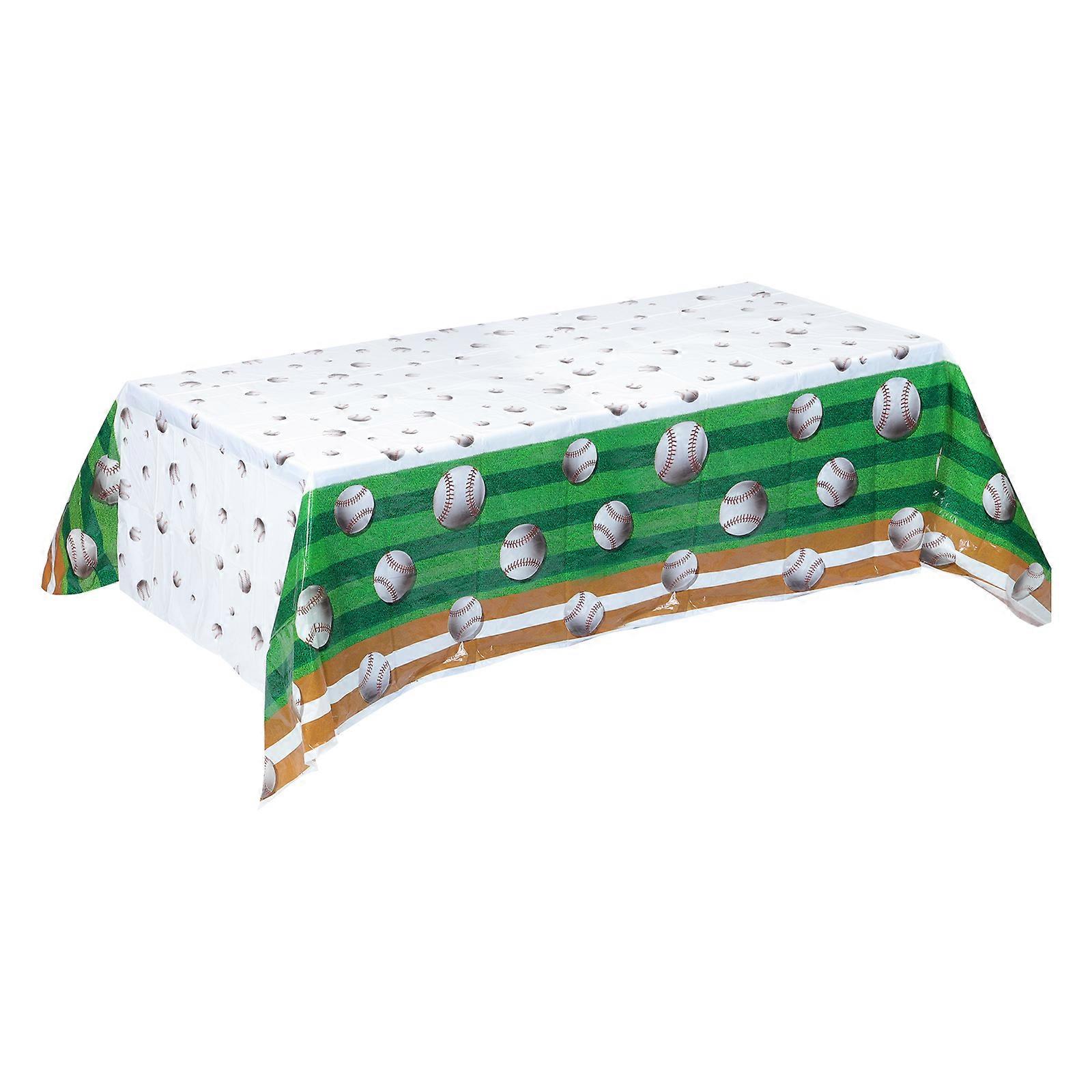 Dinning Table Tablecloth Decorative Sports Theme Table Cloth for Kitchen