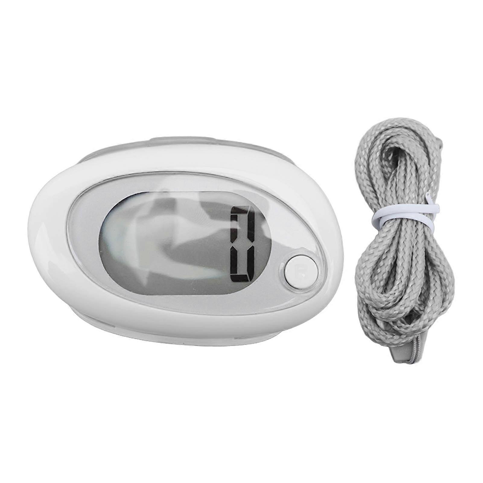 3d Pedometer Simple Step Counter With Clip Lanyard Accurate Quiet Compact Step Tracker For Walking Exercise Running