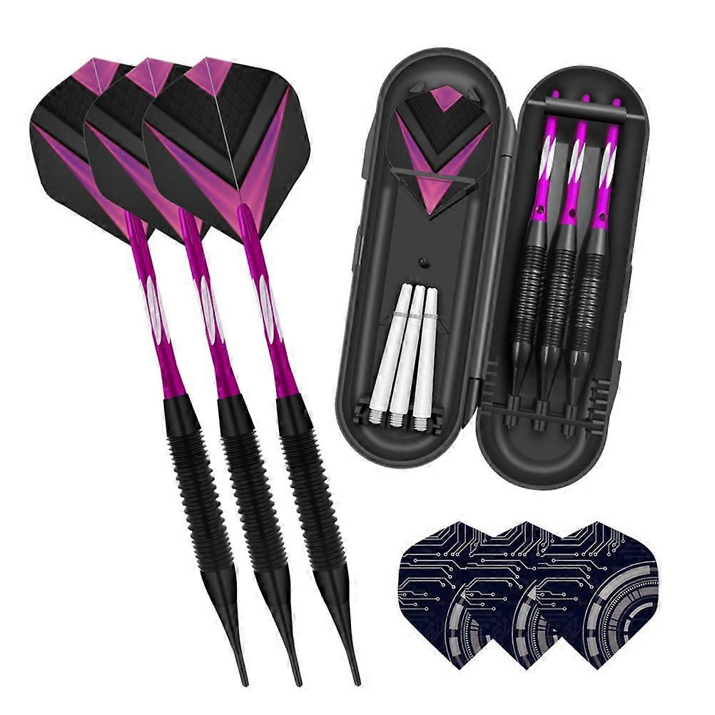 Professional Soft Tip Darts Set for Electric Dart Board Darts Plastic Tips with Storage Case Gift for Dart Lovers