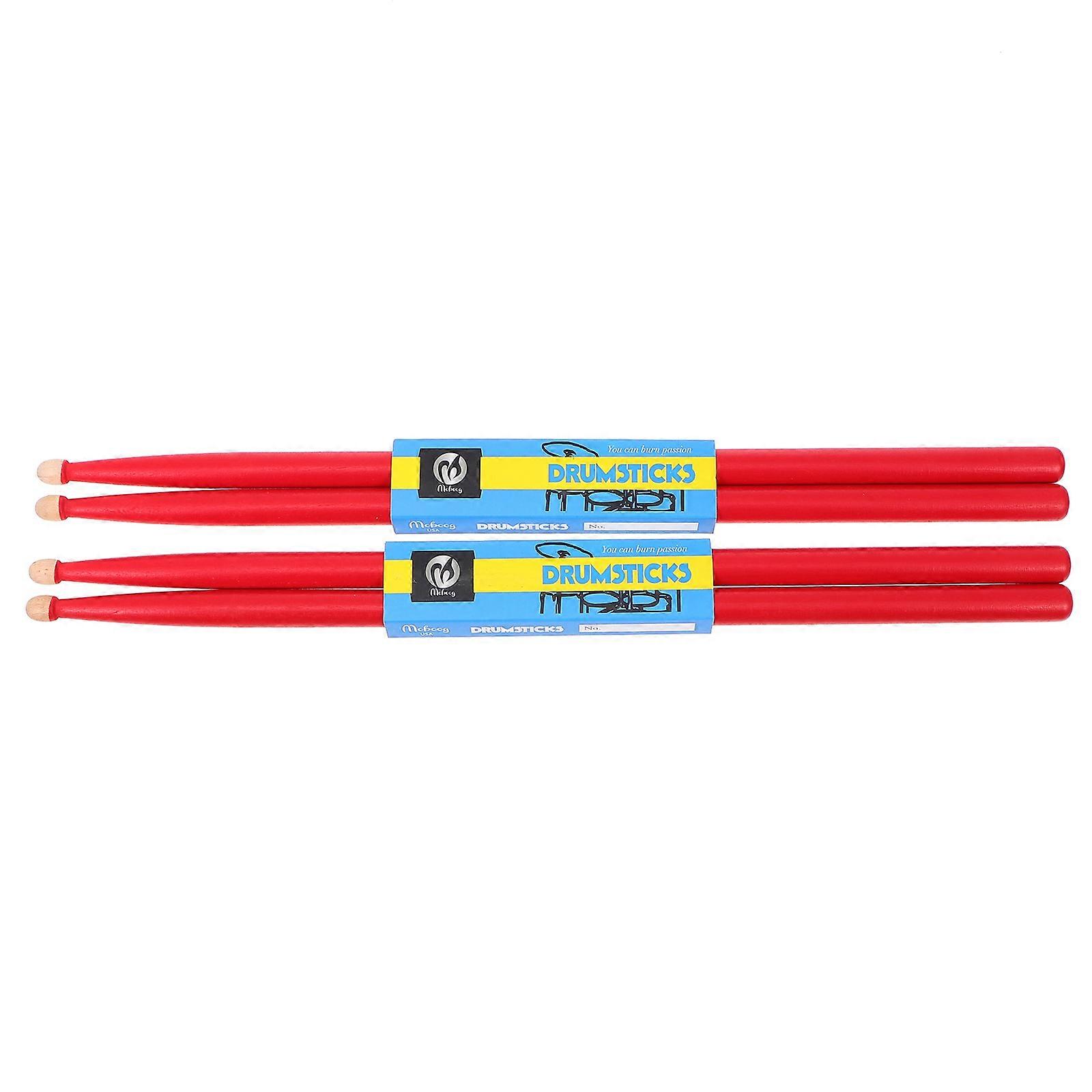 2 perechi Tambur Stick percuție Instrument Stick Maple Drum Sticks lemn Drumsticks