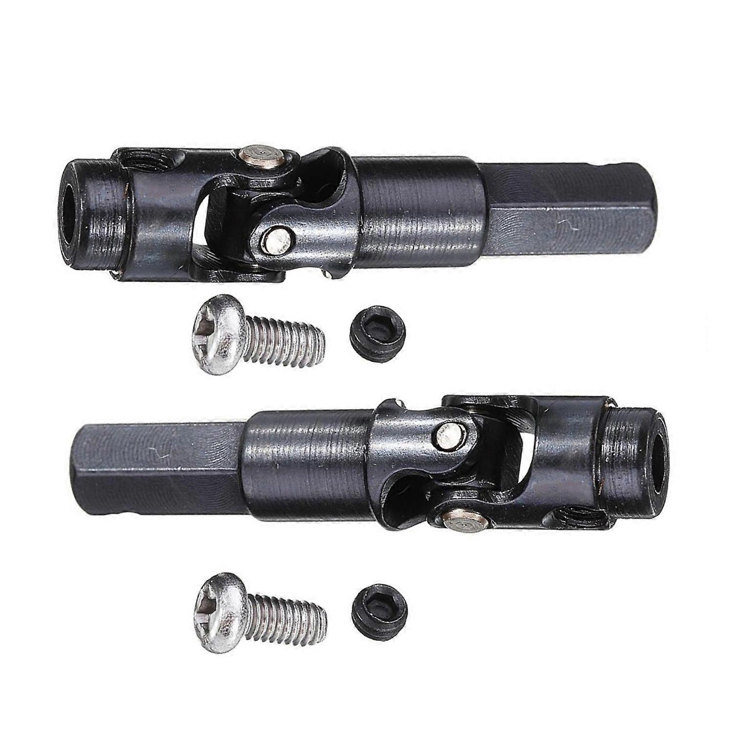 2 Pcs Metal Universal Drive Shaft for C14 C24 C34 C44 B14 B16 B24 B36 1/16 RC Car Parts