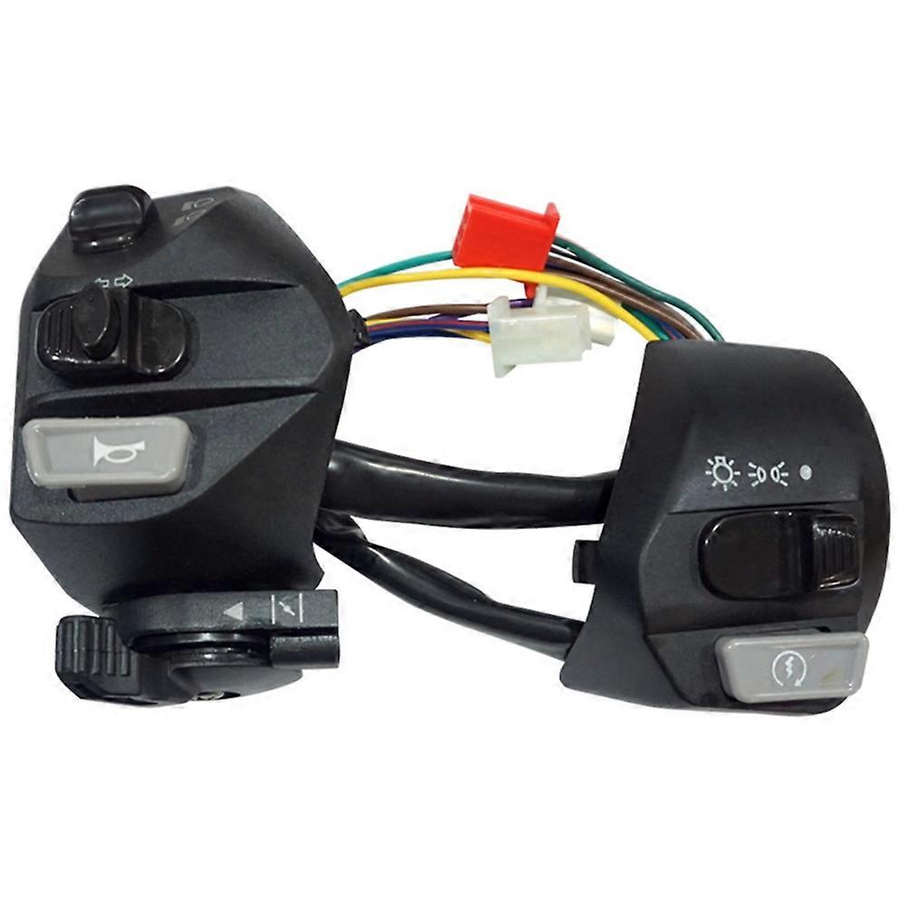 22mm Motorcycle Switches ON/OFF Button Handlebar Ontrol Horn Turn Signal Start Switch for LC135