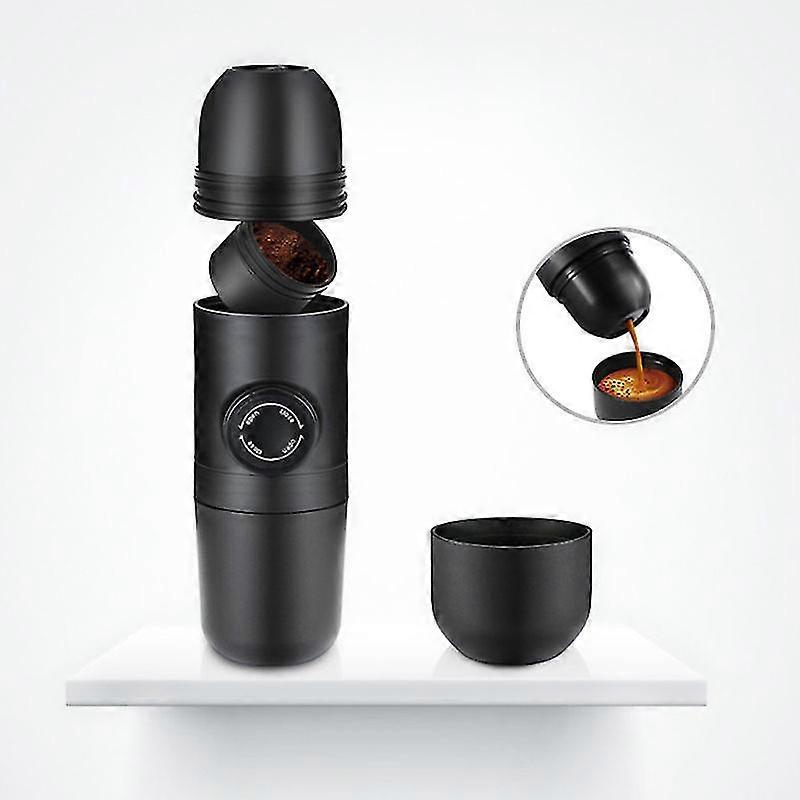 Portable Coffee Maker, 70ml Manual Coffee Maker, Mini Ground Coffee Maker, Portable, Espresso Maker