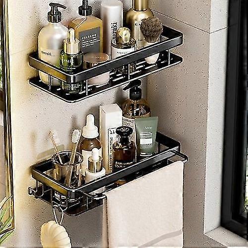 PIGPIGFLY Etagere Douche,Panier Salle de Bain d'Angle,Rangement Douche