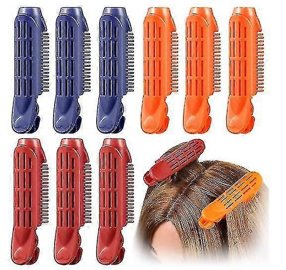 9pcs Hair Root Clips, Volumizing Self Grip Volume Hair Curler