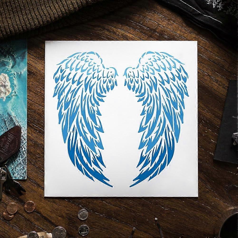 1Pc Angel Wings Painting Stencil Reusable Angel Wings Pattern Drawing ...