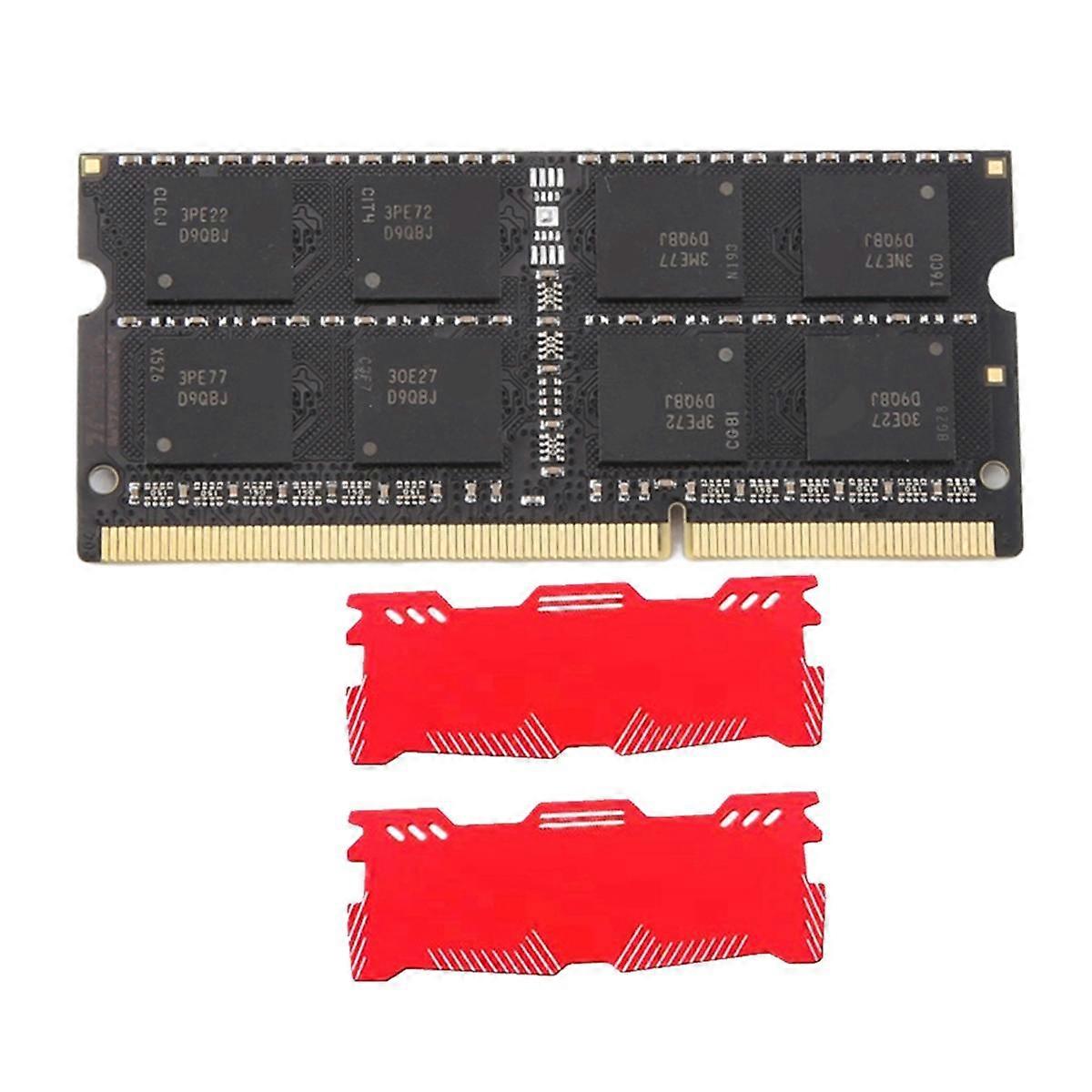 For MT 8GB DDR3 Laptop Ram Memory+Cooling Vest 1333Mhz PC3-10600 204 Pins 1.35V SODIMM for Laptop M