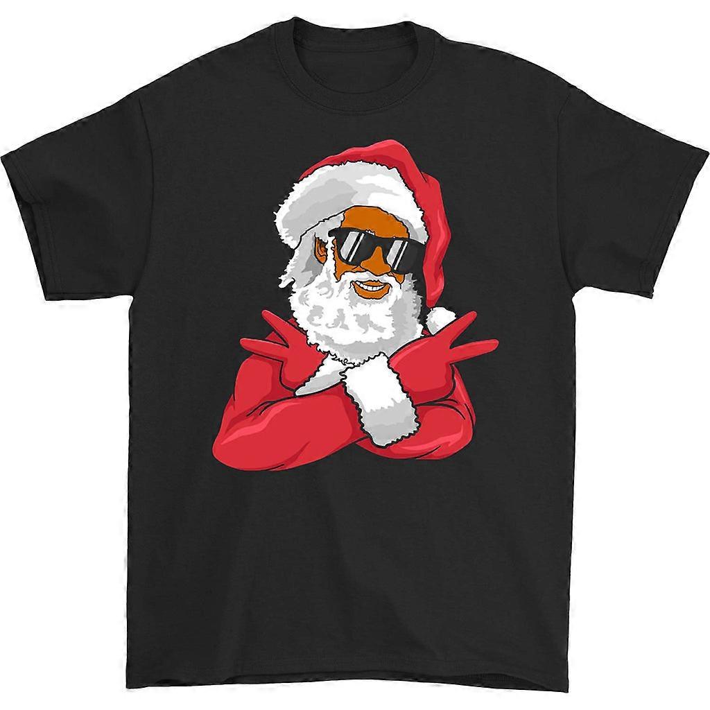 Cool afroamerické tričko Santa