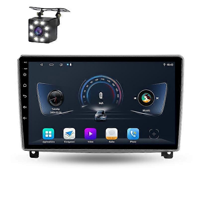 Car Radio Player For Peugeot 407 2004 - 2011 CarPlay Android 13 Auto GPS Navigation WIFI BT