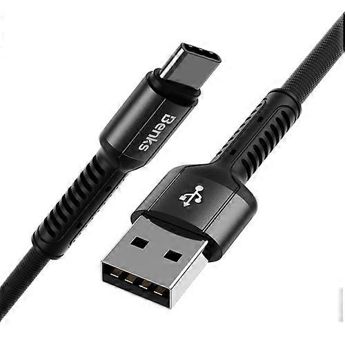 Benks D38 USB-C / Type-C Nylon Cloth Texture Braided Data Cable