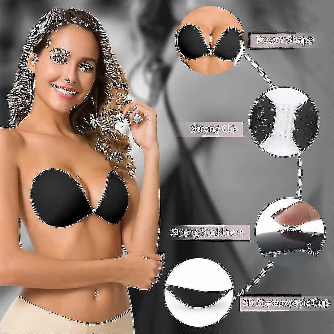Reggiseno Adesivo In Silicone Push Up - Invisibile E Riutilizzabile Per Seni Piccoli A/B